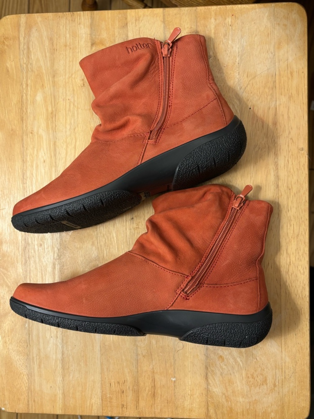 Hotter whisper Spice women’s color soft faux suede ankle boots booties size 6.5
